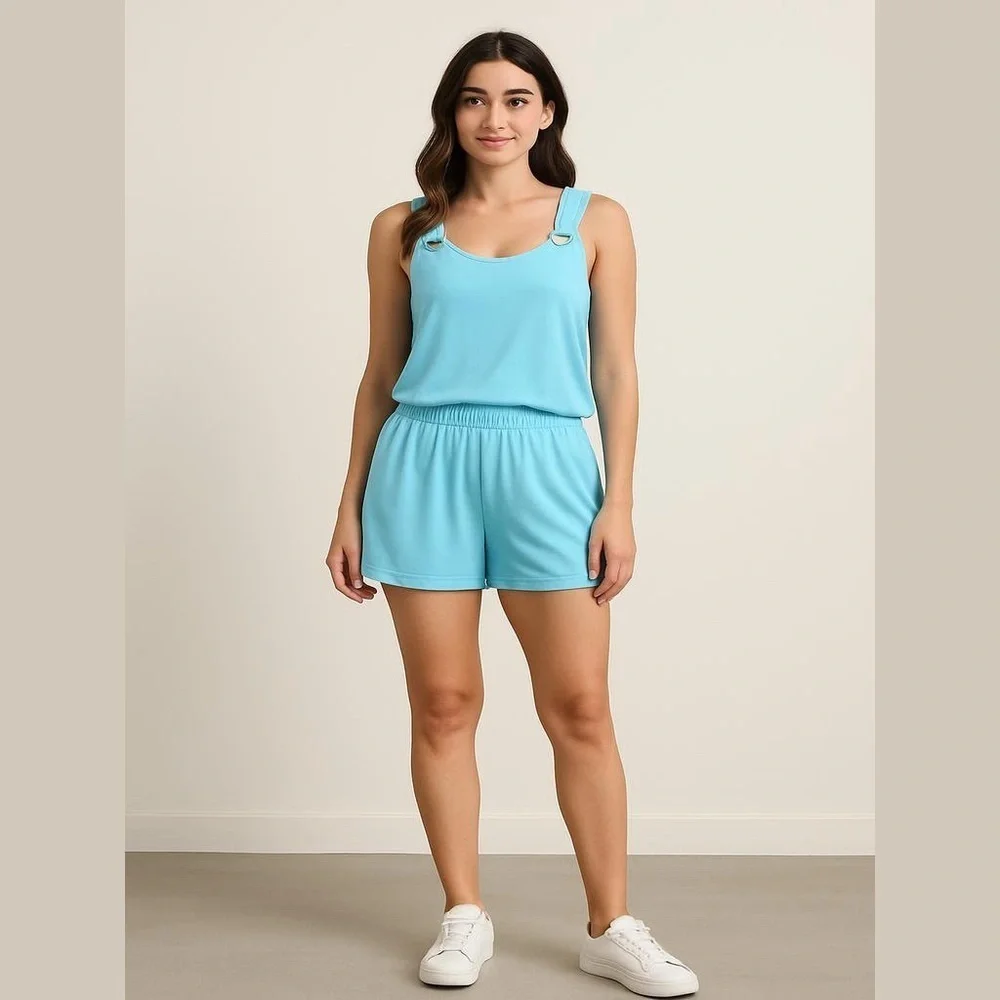 Light Blue Shorts Women's